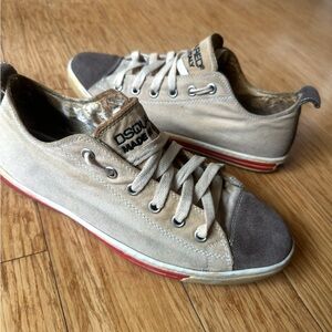 DSQUARED2 vintage Taupe and beige  Casual Sneakers